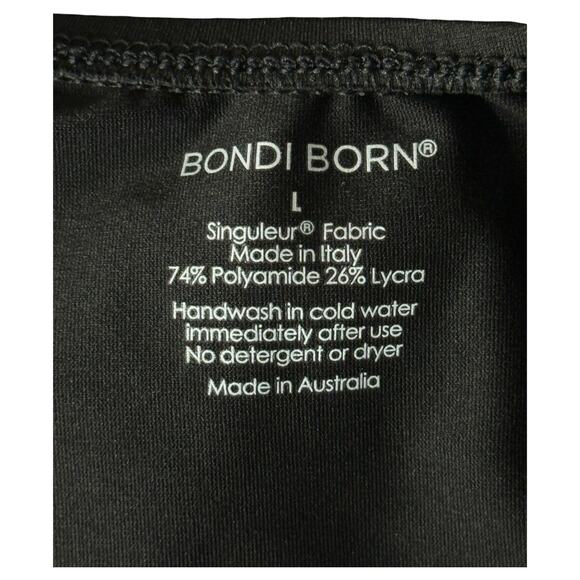 Bondi Born Juliet one piece swimsuit bathing suit black size Large L - Picture 3 of 5